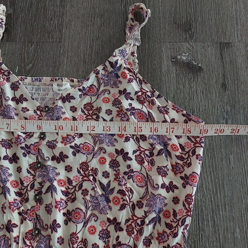 Maurices Mixed Print Button Front V Neck Tank Top… - image 8